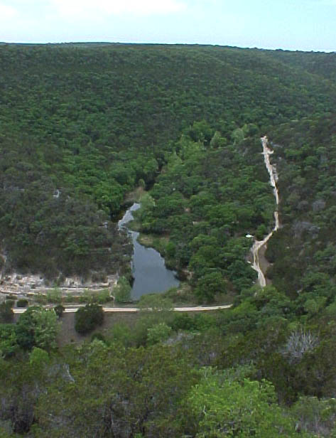 pond to blufftops trail up Can Creek